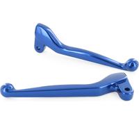 Ensemble: Levier de frein et d'embrayage en aluminium massif - Bleu - Simson S50, S51, S53, SR50, KR51/2 Schwalbe