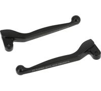 Ensemble : Levier de main noir avec ABE, leviers de frein et d'embrayage en aluminium massif - pour Simson S51, S53, S70, S83, SR50, KR51/2 Schwalbe