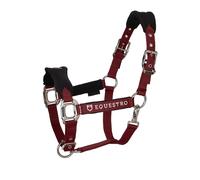 Ensemble licol en nylon et longe pour cheval en nylon Equestro Marron Full