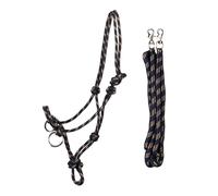 Ensemble licol et longe éthologique pour cheval de Compétition HORKA Bleu Cob