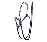Ensemble licol et longe pour cheval avec rênes HKM Bleu Poney