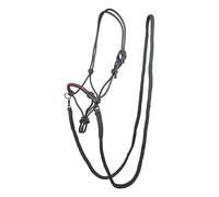 HKM Strass Tack Licol Gris foncé/pamplemousse Warmblut