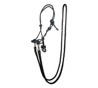 Ensemble licol et longe pour cheval avec rênes HKM Noir Cheval