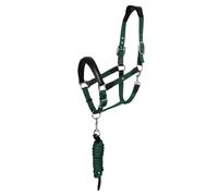 Ensemble licol et longe pour cheval Equestro Ergonomic Lani New Vert Full