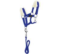 Ensemble licol et longe pour cheval Equithème Pony Academy Bleu TU
