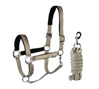 Ensemble licol et longe pour cheval HORKA Brilliance Beige Shetland