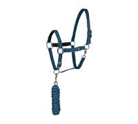 Ensemble licol et longe pour cheval Horze Chicago Bleu Cob