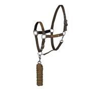 Ensemble licol et longe pour cheval Horze Chicago Marron Poney