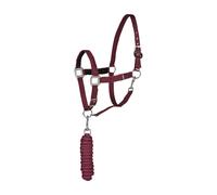 Ensemble licol et longe pour cheval Horze Chicago Rouge Cob