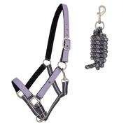 Ensemble licol et longe pour cheval QHP Violet Poney