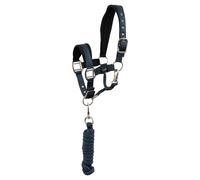 Ensemble licol et longe pour shetland BR Equitation Bleu Shetland