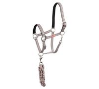 Ensemble licol et longe Premiere Beige Poney