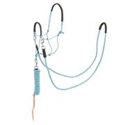 Ensemble licol pour cheval BR Equitation Bleu Poney