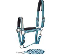 Ensemble licol pour cheval Harry's Horse Mare Bleu Cob