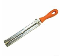 Ensemble lime et guide de limage pour chaîne de tronçonneuse prenant en charge la géométrie des dents appropriée sur les chaînes de 4 mm et 5/32" utilisées dans les applications standard