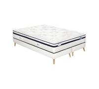 Ensemble L'INCOMPARABLE matelas ressorts ensachés 180x200 ferme H27 + 2 sommiers