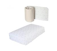 Ensemble linge nordique + tour de lit 120x60 rabbits