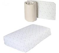 Ensemble linge Nordique + tour de lit 120x60 Rabbits Rose