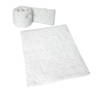 Ensemble linge nordique + tour de lit 90x50 rabbits