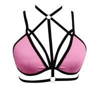 Ensemble Lingerie Femme sous Vetement Vêtements Tenue Fluo BDSM Sexy Coquine Hot Culottes Soutien Gorge Et Culotte Mode Érotique Pute sans Complexe Dentelle Bustier Porte Top Jaretelles Comestible~