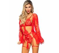 Body & Déshabillé 86123 Dentelle Cils Rouges