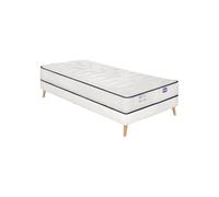 Ensemble L'INTEMPOREL, Matelas Ressorts ensachés 90x200, Extra Ferme, H24 + sommier