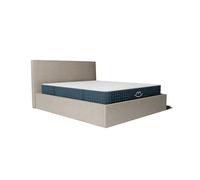 Ensemble lit coffre et matelas à mémoire de forme Jade - 26cm - Beige / 140x190cm / Avec