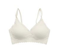 Ensemble Lit Enfant Women's Comfortable Traceless Sports Bra with for Comfortable Breathability and Fitness Without Rings Bra Slip sans Couture (White, XL)