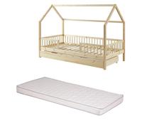 Ensemble Lit Tiroir Fantilou 90x190 avec matelas enfant 90x190x10 - Laïba Kids