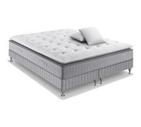 Ensemble literie EXTENSION 180x200 matelas ressorts ensachés H29 ferme avec 2 sommiers et 2 oreillers
