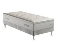 Ensemble literie REFLEXION 90x200 matelas ressorts ensachés H33 ferme avec sommier