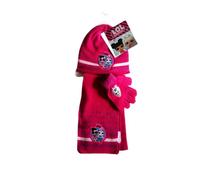 Ensemble - LOL Surprise - Bonnet, gants et écharpe - Taille unique - 100% acrylique - Fuschia