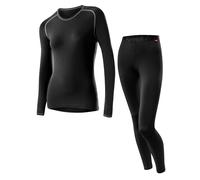 Loeffler Transtex Warm Long Sleeve Base Layer Set Noir 38 Femme