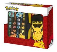 Ensemble Lunch Box Gourde Isotherme POKEMON Aluminium 500ml Noir