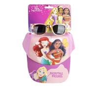 Ensemble lunettes de soleil et casquette PRINCESSES DISNEY ariel raiponce vaiana 53 cm