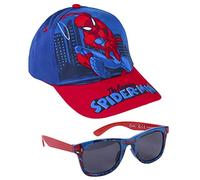 CERDÁ LIFE'S LITTLE MOMENTS Ensemble Lunettes de Soleil et Casquette Spiderman, Multicolore, One Size Unisex