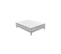 Ensemble maeva mousse hr 35g/m3 + sommier base ferme 80x190