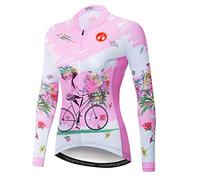 Ensemble maillot de cyclisme + short à manches courtes pour femme - Respirant - Gel 3D - Séchage rapide, CD5814, Chest36-38.6" Waist27.5-36"=Tag XL