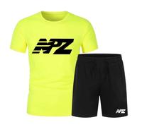 Ensemble Maillot Et Short De Football Npz Homme Jaune Fluo (Taille L,Couleur Jaune)