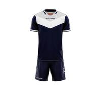 Ensemble maillot et short enfant Givova Campo Bleu XS Unisex