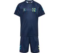 Hummel Shimmer Short Sleeve Set Bleu 176 cm Enfants