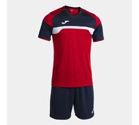 Joma Danubio Iii Short Sleeve Set Rouge 9-10 Years Enfants
