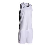 Ensemble maillot et short enfant Joma Four Blanc 5/6 ans