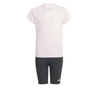 Ensemble maillot et short fille adidas Train Essentials Rose 7/8 ans