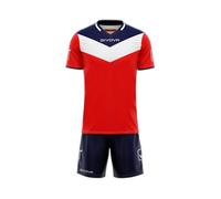 Ensemble maillot et short Givova Campo Rouge S Unisex