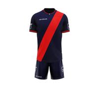 Givova Plate Short Sleeve Set Rouge,Bleu XL Homme