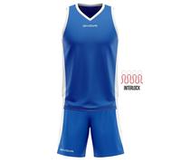GIVOVA Homme Power basketball jerseys, Azzurro/Bianco, M EU