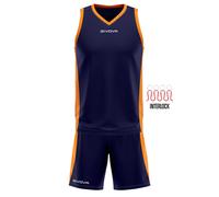 Ensemble maillot et short Givova Power Bleu S