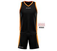 Ensemble maillot et short Givova Power Noir L