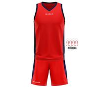 Ensemble maillot et short Givova Power Rouge M